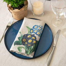 Load image into Gallery viewer, Set of 6 Garden Flowers Napkins.