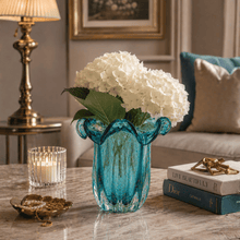 Load image into Gallery viewer, The Blue Flower Luxury Vase – 18 × 21 cm