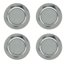 Load image into Gallery viewer, Set of 4 Silver Plastic Sous-plat 33cm.