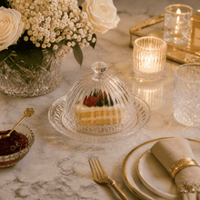 Load image into Gallery viewer, Empire Crystal Plate and Cover 20cm
