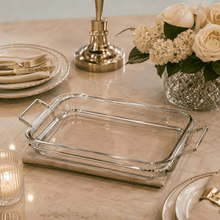 Load image into Gallery viewer, Glass Bakeware Serving Dish 34x20cm