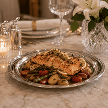 Load image into Gallery viewer, Monaco Stainless Steel Serving Plate – 29 cm