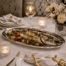 Load image into Gallery viewer, Monaco Stainless Steel Serving Plate 60X25cm