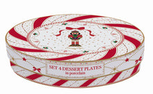 Load image into Gallery viewer, Set of Dessert Plates Nutcracker Twist.