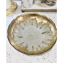 Load image into Gallery viewer, Gold Dipped Salad Bowl