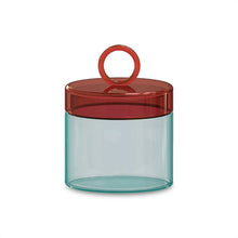 Load image into Gallery viewer, borosilicate glass Jar 1L with a red ring handle
