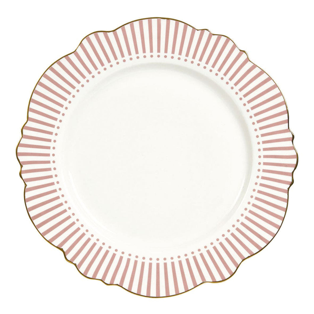 Dinner Plate Mrs.Recamier - Pink