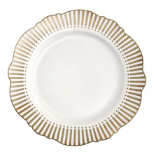 Load image into Gallery viewer, Dinner Plate Mrs.Recamier - Gilded Lines.