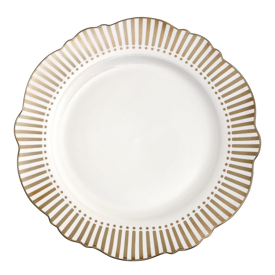 Dinner Plate Mrs.Recamier - Gilded Lines