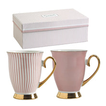 Load image into Gallery viewer, Box 2 Mugs Mrs.Recamier pink.