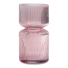 Load image into Gallery viewer, Pink Hourglass Vase.