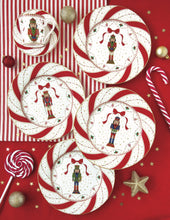 Load image into Gallery viewer, Set of Dessert Plates Nutcracker Twist.