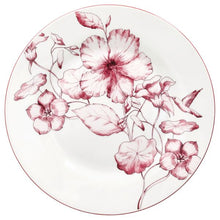 Lade das Bild in den Galerie-Viewer, Colibri 18-Piece Pink Floral Porcelain Dinner Set for 6 | Elegant Botanical Tableware.