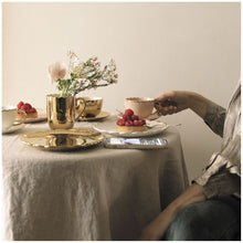 Load image into Gallery viewer, Gold & White Mug Set of 2.