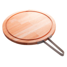 Load image into Gallery viewer, Wooden Board with Stainless Steel Handle 36x2cm.
