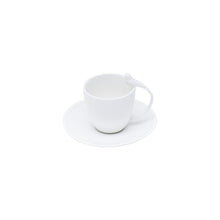 Load image into Gallery viewer, Set of 6 White Birds Cup and Saucer 85ml.