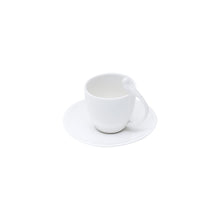 Load image into Gallery viewer, Set of 6 White Birds Cup and Saucer 85ml
