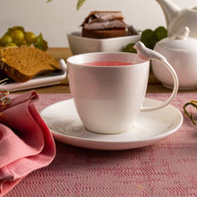 Load image into Gallery viewer, White Bird Cup and Saucer Set 200ml.