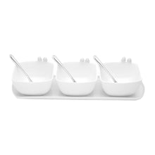 Lade das Bild in den Galerie-Viewer, White Birds Appetiser set 36x11x9cm.