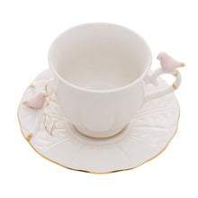 Load image into Gallery viewer, Birds Coffee/Tea Cup and Saucer Set.