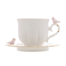 Load image into Gallery viewer, Birds Coffee/Tea Cup and Saucer Set.