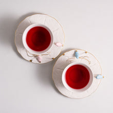 Load image into Gallery viewer, Birds Coffee/Tea Cup and Saucer Set.