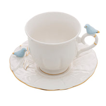 Load image into Gallery viewer, Birds Coffee/Tea Cup and Saucer Set
