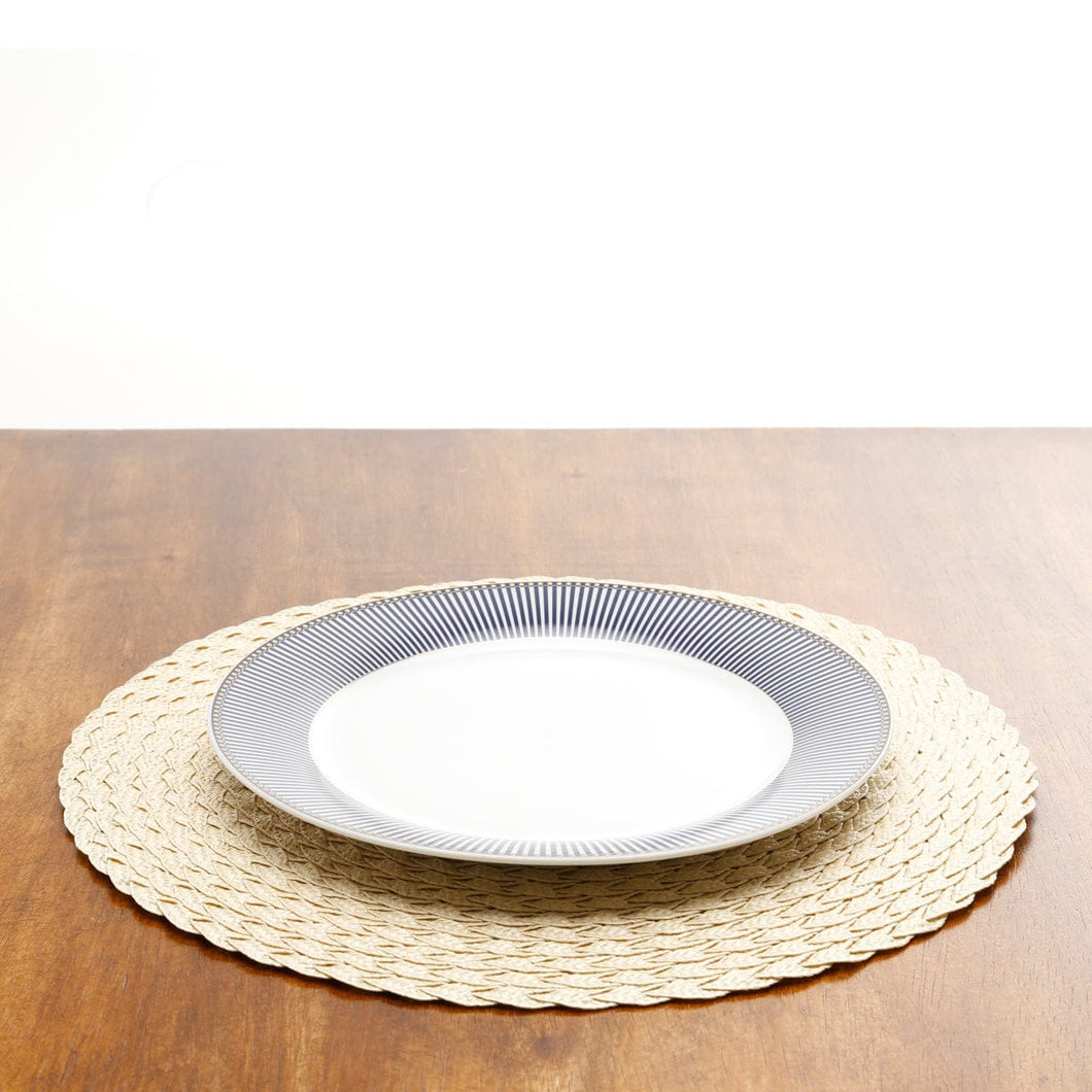 Placemat Polyester Beige 38cm