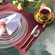 Load image into Gallery viewer, Sousplat Crystal Pearl Plate 32cm.