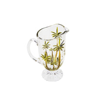Load image into Gallery viewer, Hand Painted Crystal Palmtree Pitcher 1.5L
