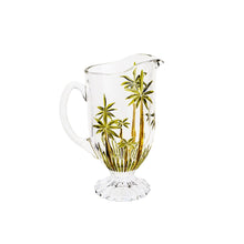 Load image into Gallery viewer, Hand Painted Crystal Palmtree Pitcher 1.5L
