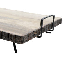 Load image into Gallery viewer, Wooden Board with Metal Base Support 44x33x11cm.