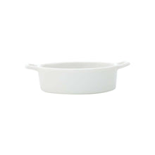 Load image into Gallery viewer, Set of 3 Porcelain Appetiser white dishes 12x9x3cm.