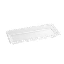 Load image into Gallery viewer, Crystal pearl serving plate 30x12x3cm.
