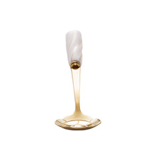 Load image into Gallery viewer, Set of 4 Gold/White Spoons
