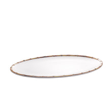 Load image into Gallery viewer, Melamine White Serving Plate 40x28x2cm.