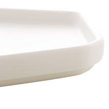 Load image into Gallery viewer, Porcelaine White Appetizer Board with a Wooden Handle 35x16x2cm.