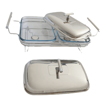Charger l'image dans la galerie, Double serving chafing dish 2x1.5L.
