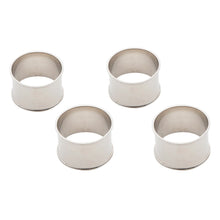 Load image into Gallery viewer, Stainless Steel Napkin Rings 5x5x3cm Set of 4
