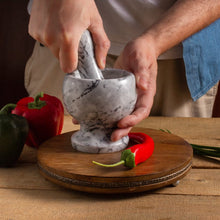Load image into Gallery viewer, Marble Pestle 11x11cm.