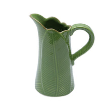 Load image into Gallery viewer, Ceramic Banana Leaf Pitcher.