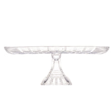 Load image into Gallery viewer, Large Elevated Crystal Platter 36.5x17x14cm.