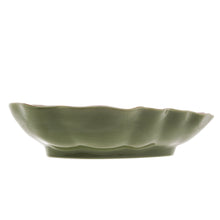 Load image into Gallery viewer, Ceramic Banana Leaf Serving Plate 23.5x22x6.5cm.