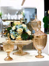 Load image into Gallery viewer, Crystal Amber Jar 15x32cm.