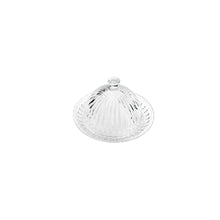 Load image into Gallery viewer, Empire Crystal Plate and Cover 20cm.