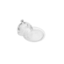 Load image into Gallery viewer, Empire Crystal Plate and Cover 20cm.