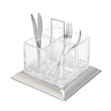 Load image into Gallery viewer, Torcello Silver Plated Cutlery Support 24X22cm
