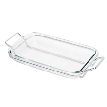 Load image into Gallery viewer, Glass Bakeware Serving Dish 34x20cm.