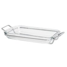Load image into Gallery viewer, Glass Bakeware Serving Dish 34x20cm.