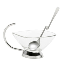 Lade das Bild in den Galerie-Viewer, Caribbean Stainless Steel Gravy Boat with Spoon 450ml.